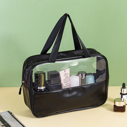 Kosmetiktasche mit Durchsichtigen Fächern Brehn