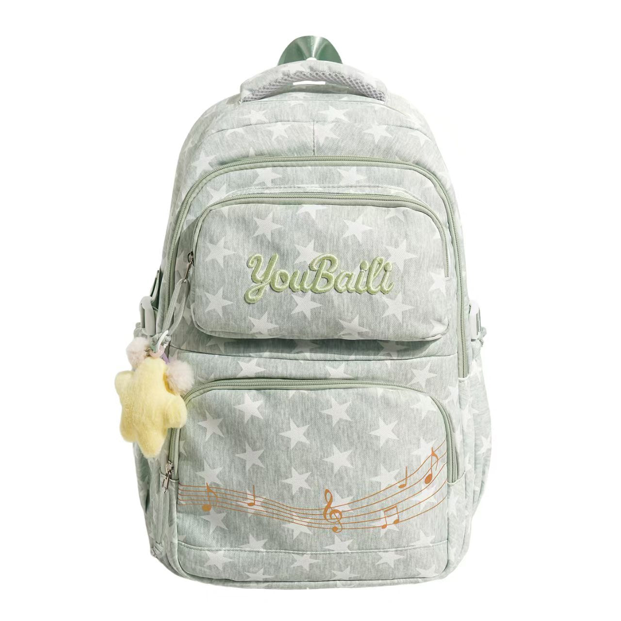 Multifunktionaler, mit Sternen verzierter Rucksack Brehn
