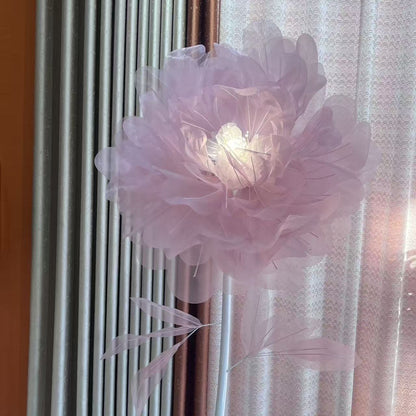Florale dekorative Stehlampe