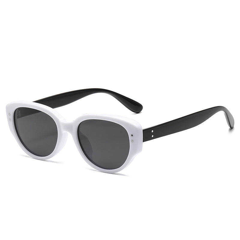 Vintage-inspirierte Übergroße Sonnenbrille