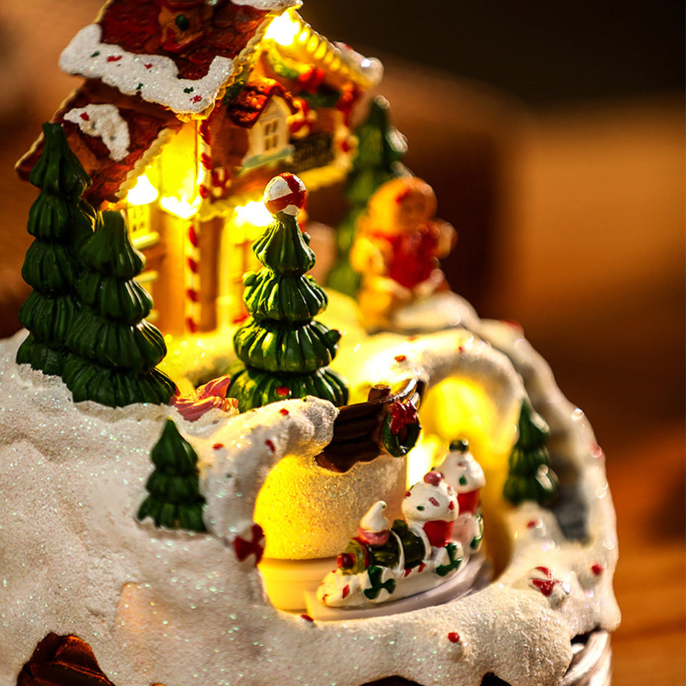 Brehn | Weihnachtsornament mit LED-Lichtern und Musik