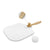 schwere bambusgriff pizza schaufel mit eloxiertem aluminium paddel Brehn