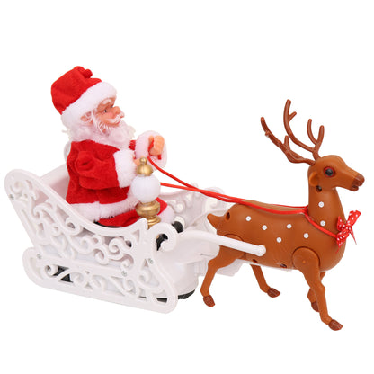 Weihnachtsmann und Rentier Figuren Set Brehn