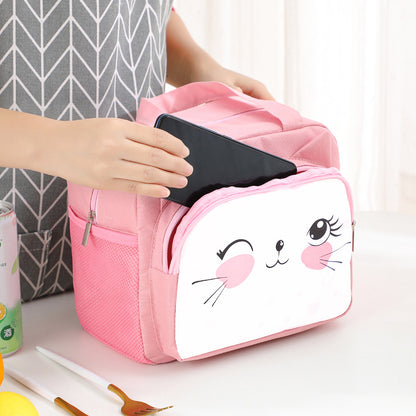 Verspielt tierisch inspiriertes isoliertes Lunchbag Brehn