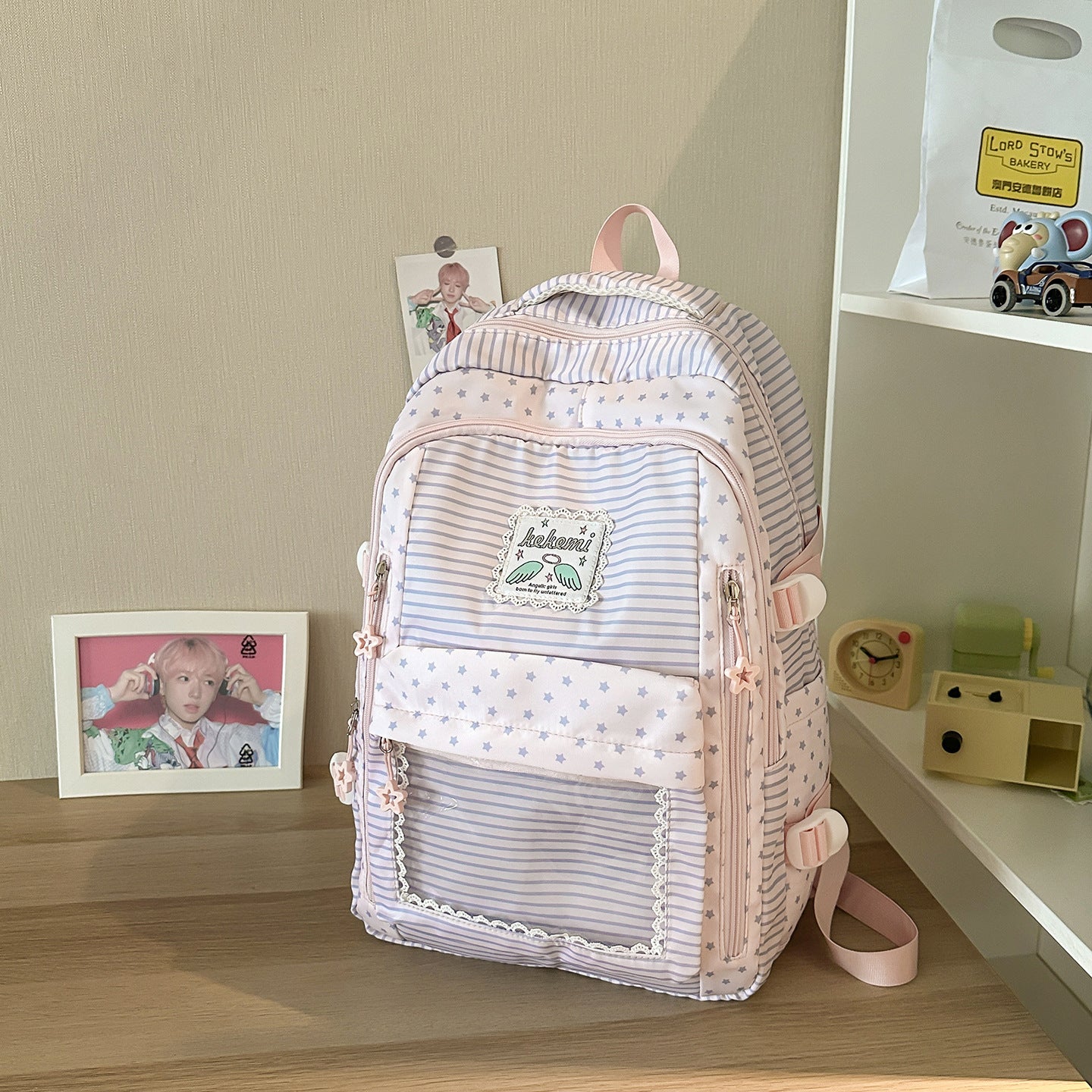 Stylische Mehrfach-Taschen-Schul-Rucksack