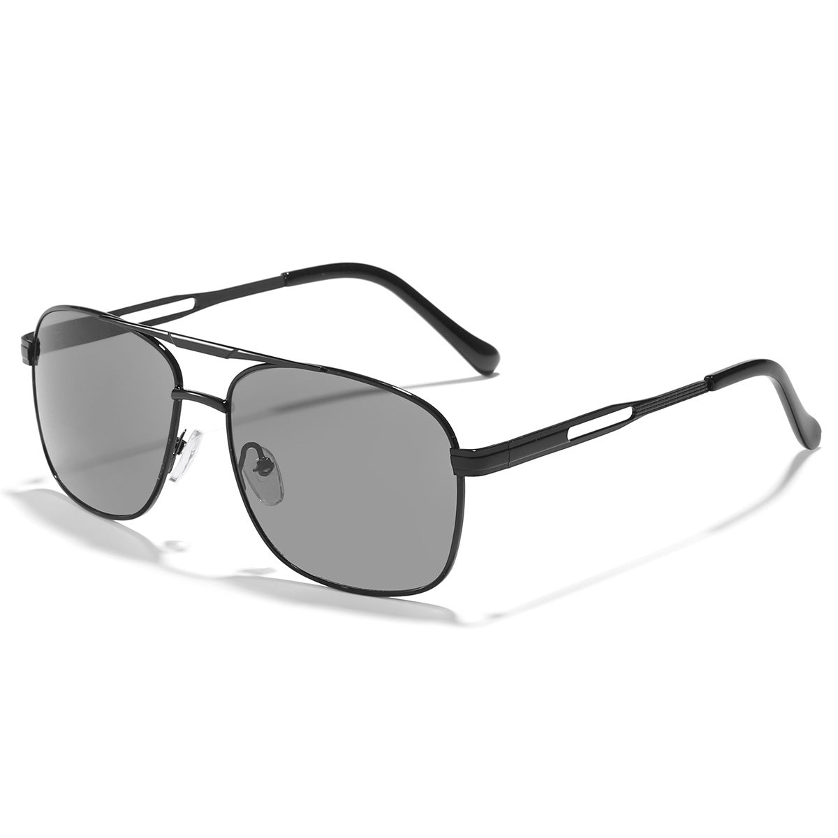 Damen elegante Oversized-Sonnenbrille mit farbverlaufenden Gläsern Brehn