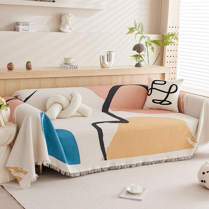Künstlerisch Musterte Sofa Überwurf Decke