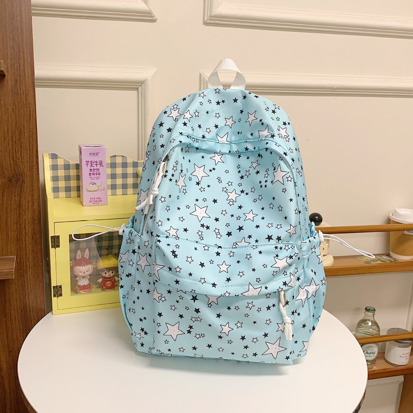 Rucksack mit Hochwertigem Sternenmuster und Multifunktionalen Fächern Brehn