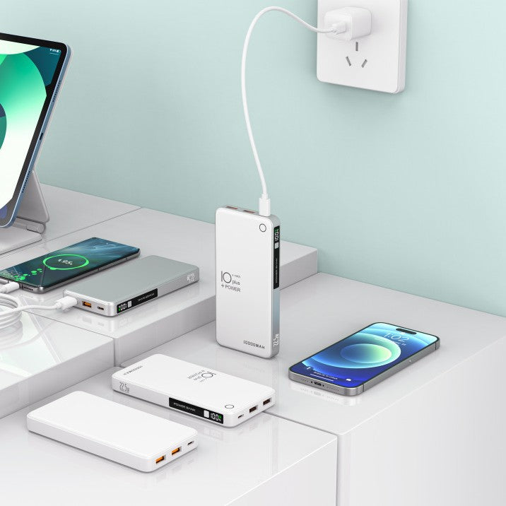 Tragbare Powerbank mit Intelligenter Lcd-Anzeige und Schnellladefunktion Brehn