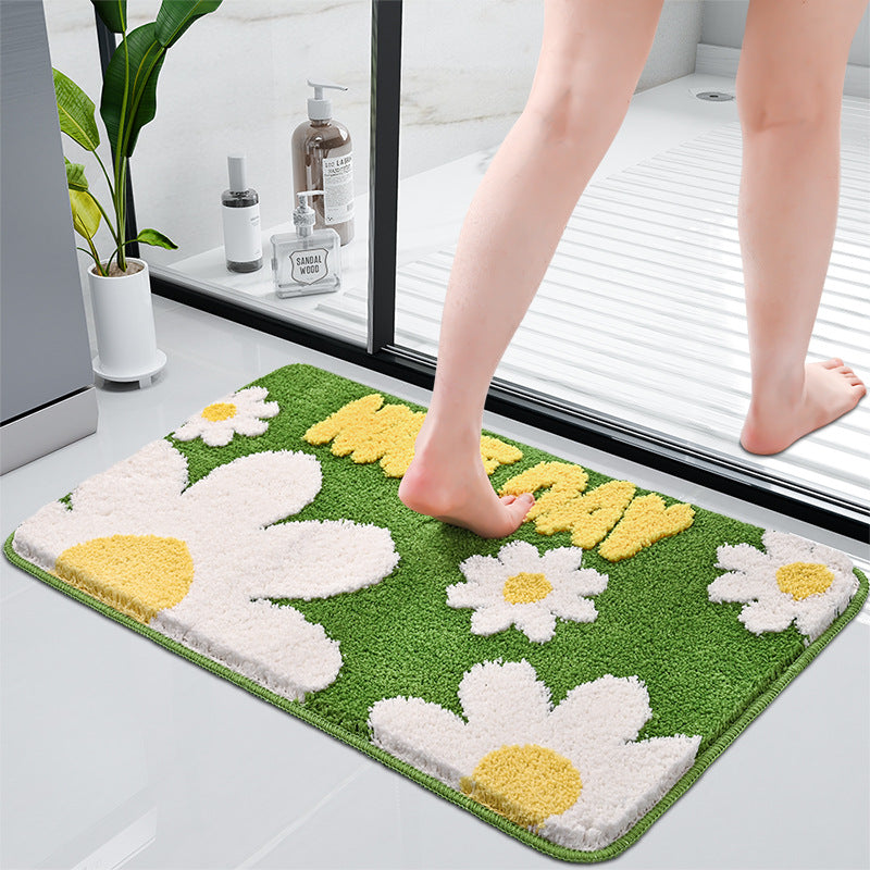 Dekorativer floral Badeteppich Brehn