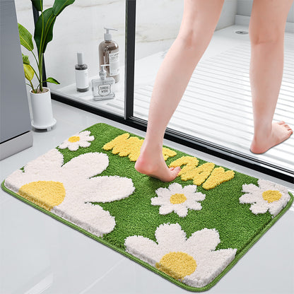 Dekorativer floral Badeteppich Brehn