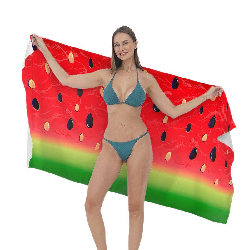 Strandtuch mit fröhlichem Obst-Motiv Brehn