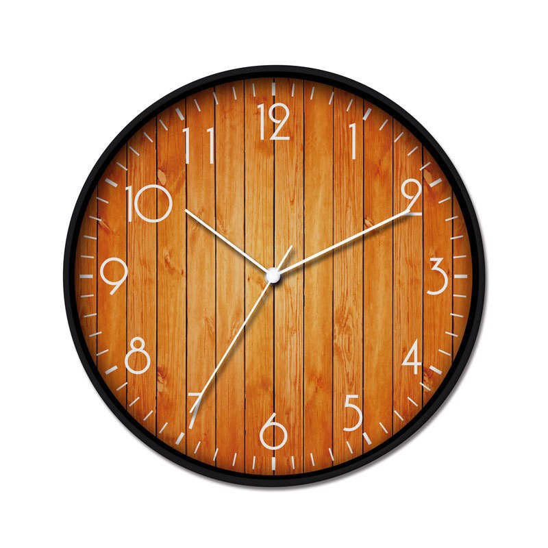 Wanduhr mit Holzoptik Brehn