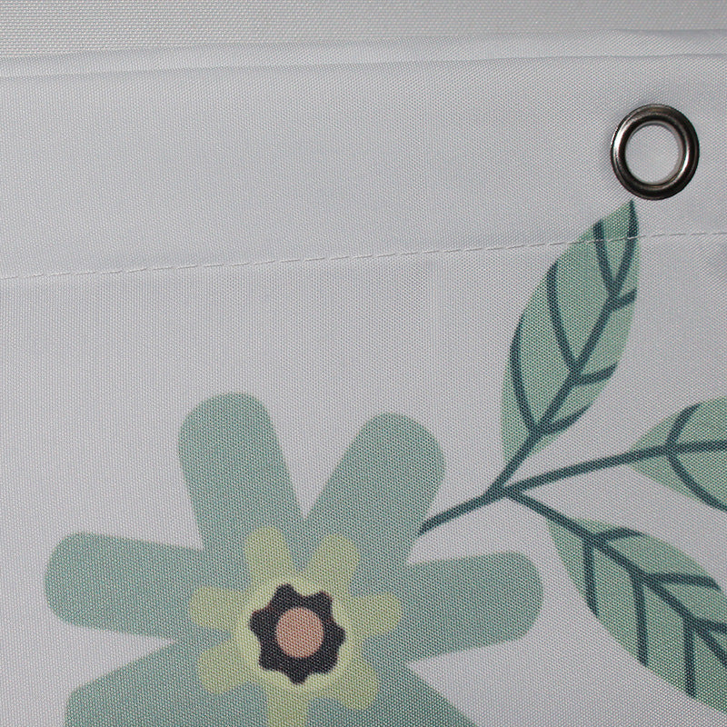 Damen Vintage Blumenmuster Duschvorhang Brehn