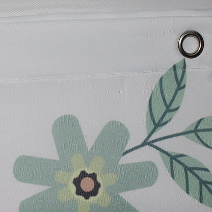 Damen Vintage Blumenmuster Duschvorhang Brehn