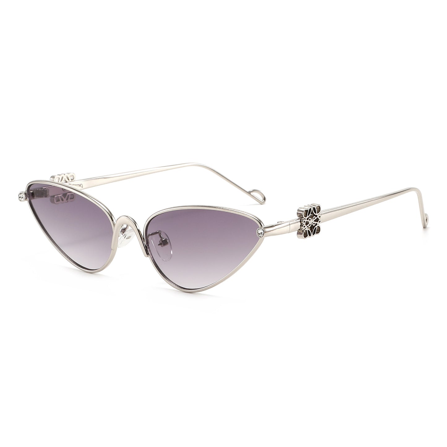 Damen Cat-Eye Sonnenbrille mit eleganten Akzenten und UV-Schutz Brehn