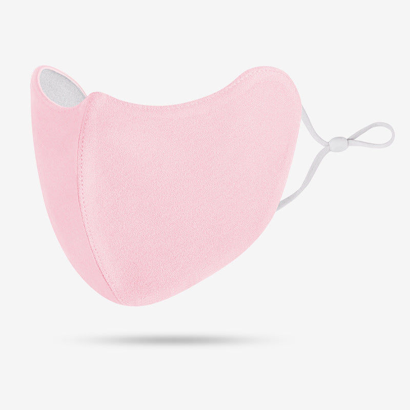 Konturiertes Soft-Touch wiederverwendbares Komfort-Gesichtsmasken mit skulptiertem 3D-Anpassung und verstellbarem elastischem Steg Brehn