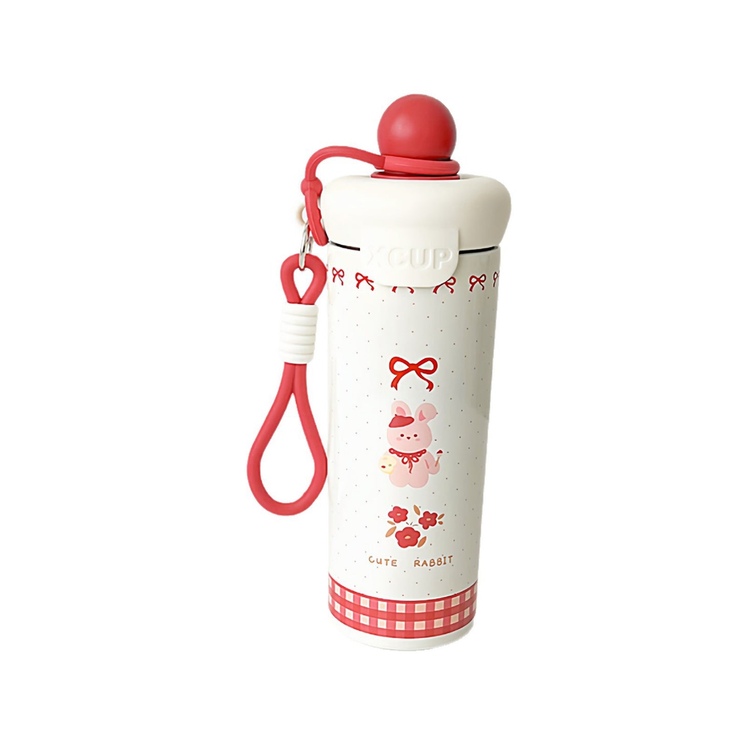 Damen Freizeit-Trinkflasche mit niedlichem Katzenmotiv Brehn