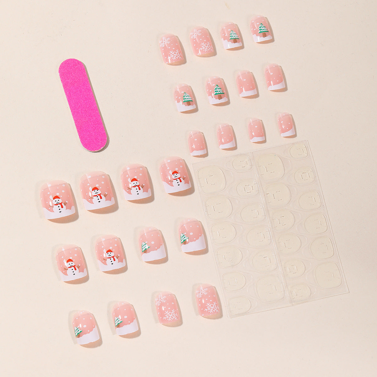 Festliche holiday-themed Nagelkunst Brehn