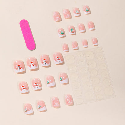 Festliche holiday-themed Nagelkunst Brehn