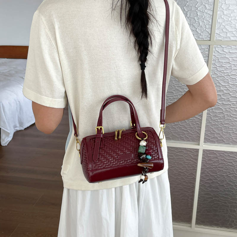 ven Leder Mini Handtasche Brehn