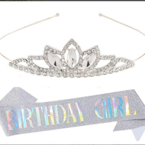 Damen Kristall Tiara Brehn