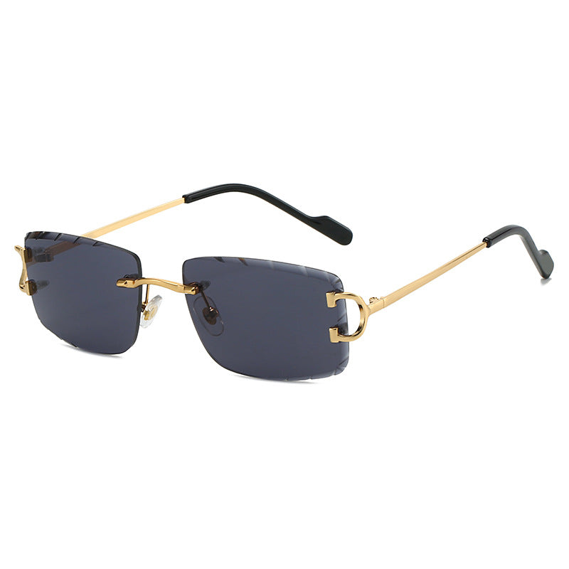 Damen elegante Halbrahmen Korrektionsbrille Brehn