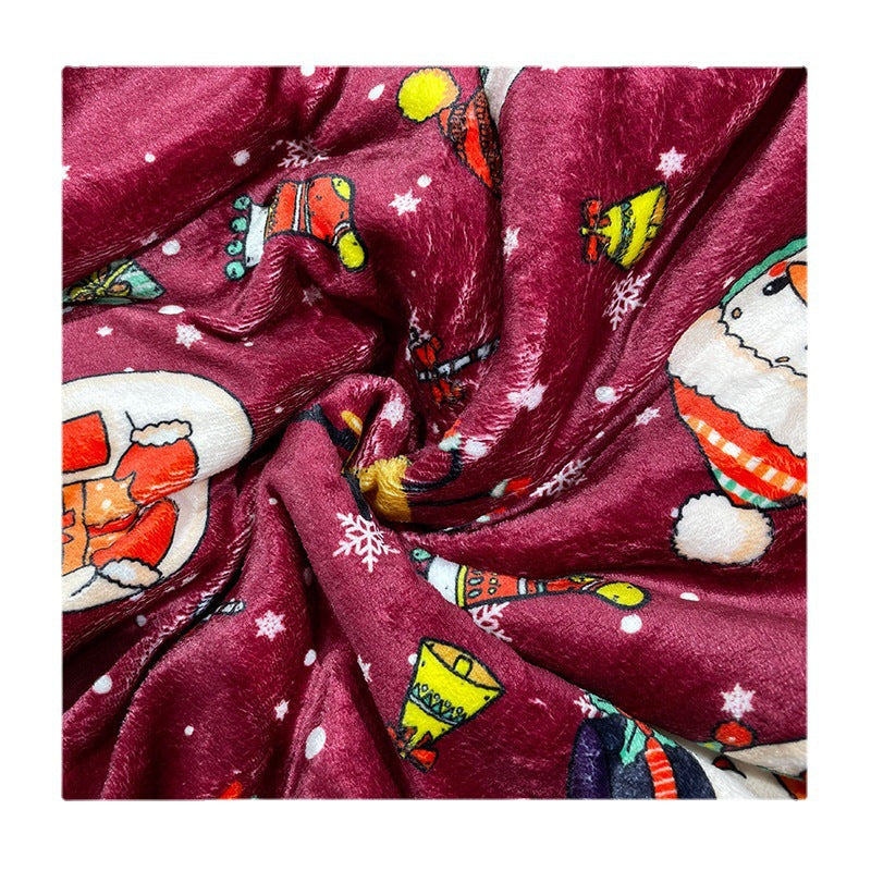 Spaßige, urlaubsbezogene Plüsch-Fleece-Decke