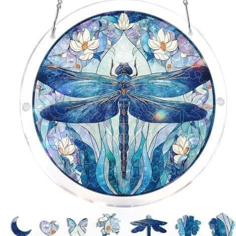 Buntglas Wandbehang Brehn