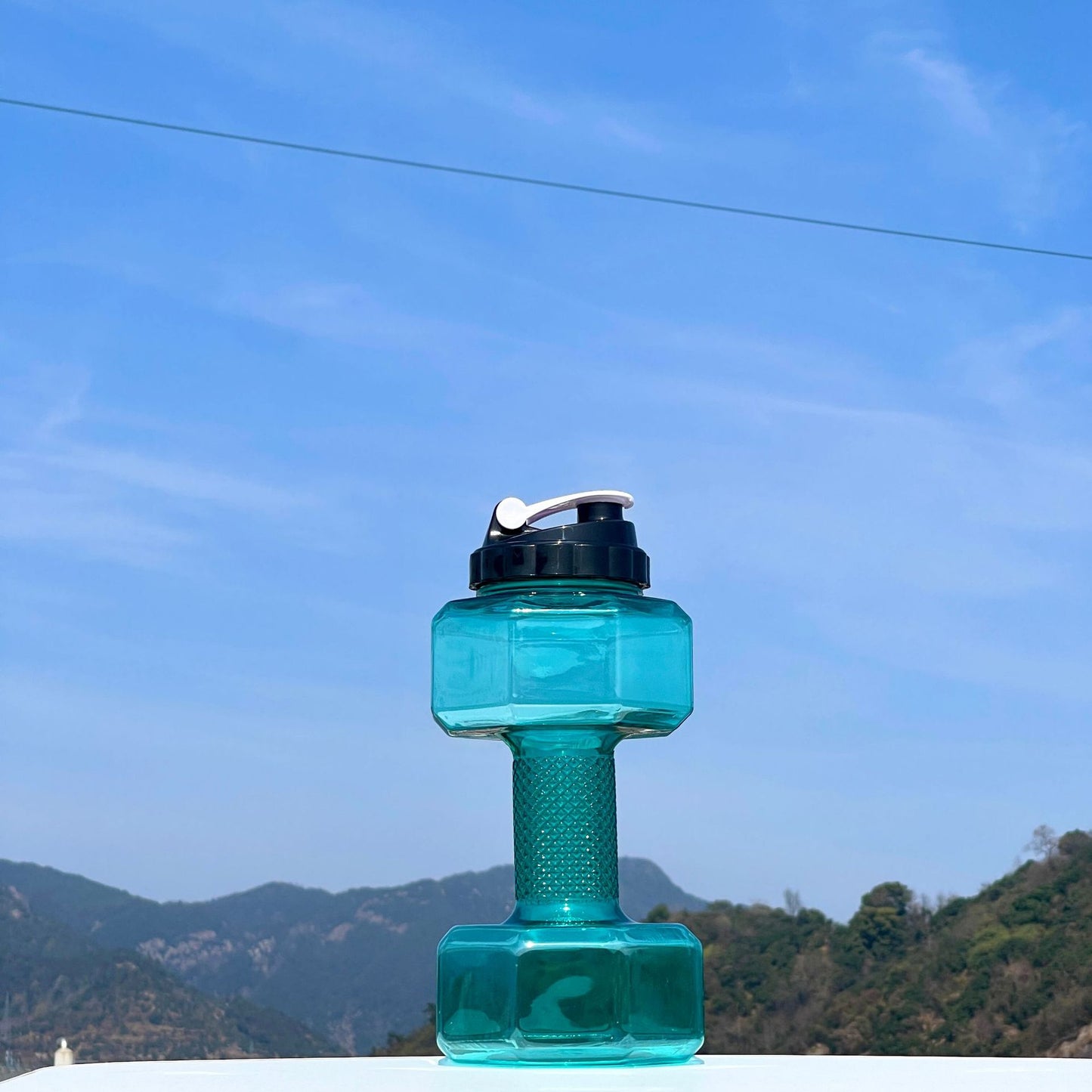 Damen Sportliche Wasserflasche Brehn