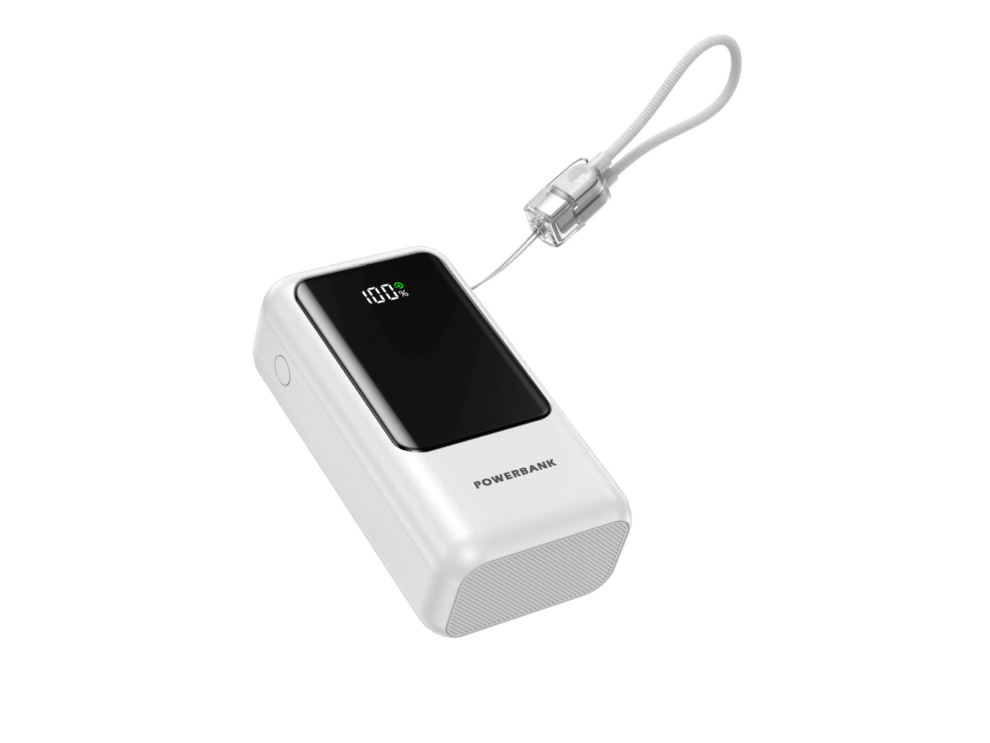 Tragbare Powerbank mit Digitaler Ladeanzeige und Kompaktem Design Brehn
