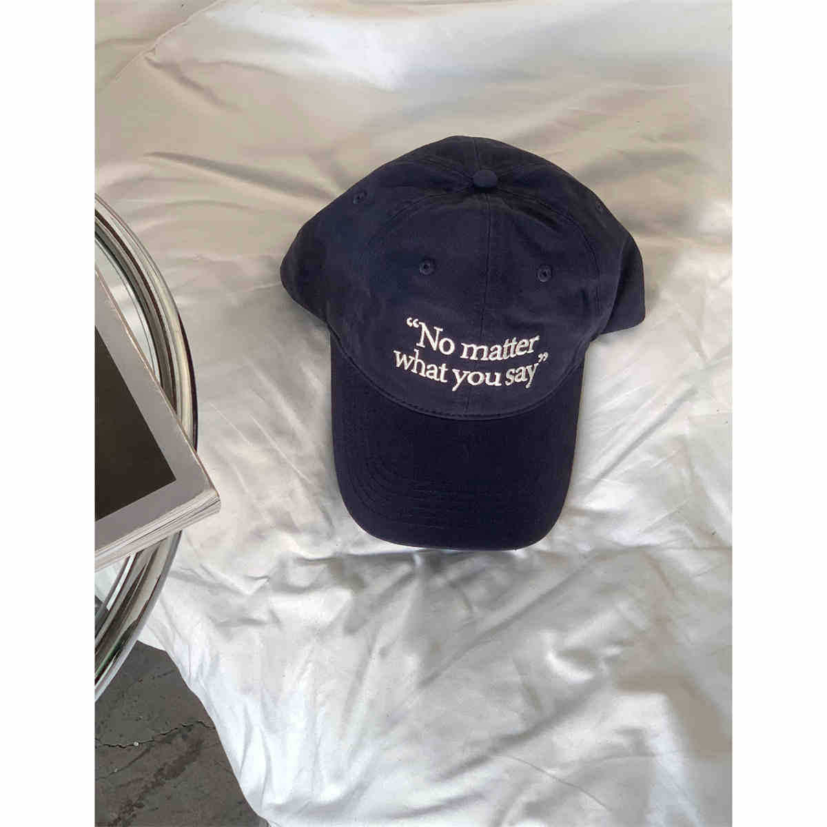 Damen Casual Bestickte Statement Cap Brehn