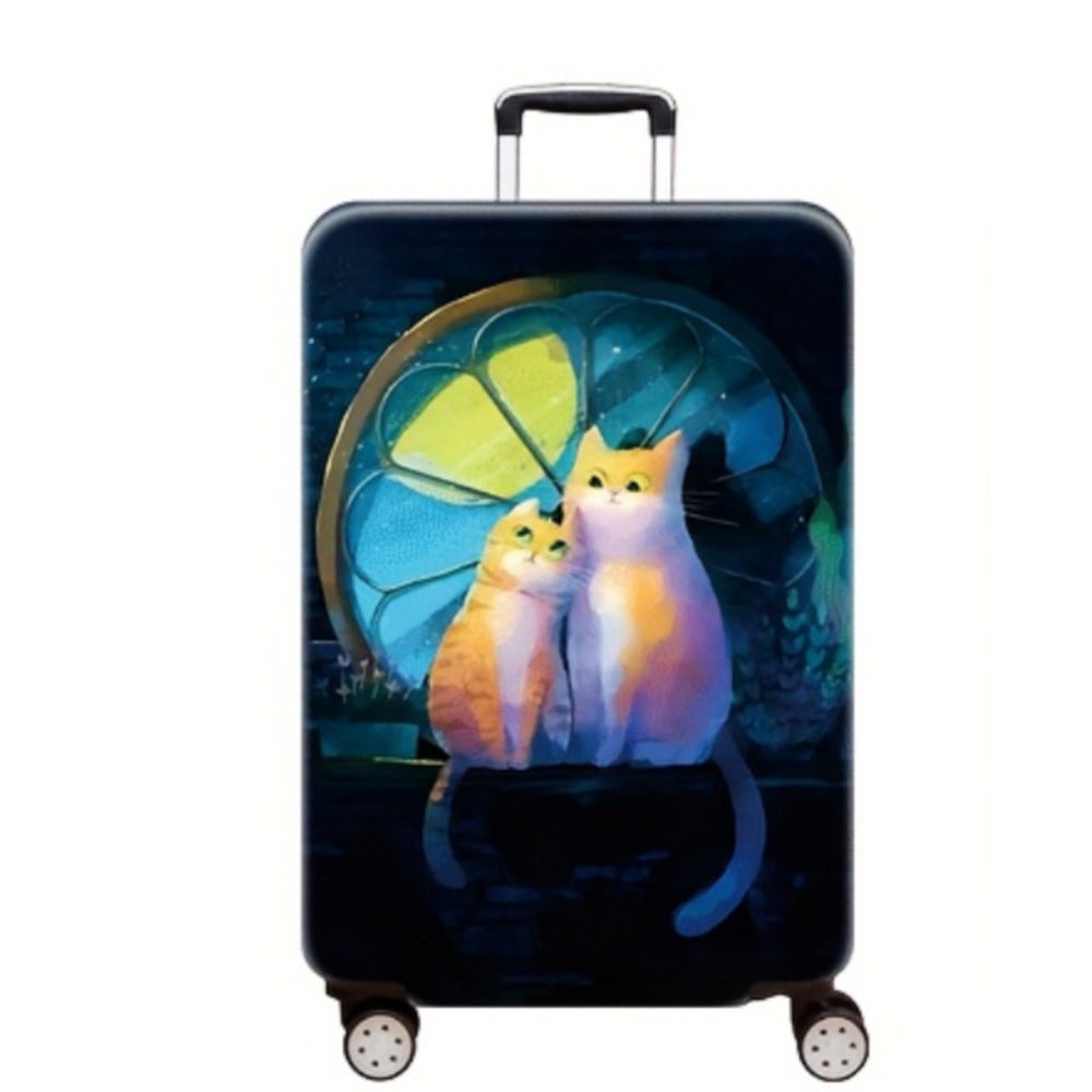 Damen Hartschalenreisekoffer mit charmantem Katzenmotiv Brehn