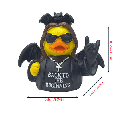 Lustige Gummiente mit Rocker-Design Brehn