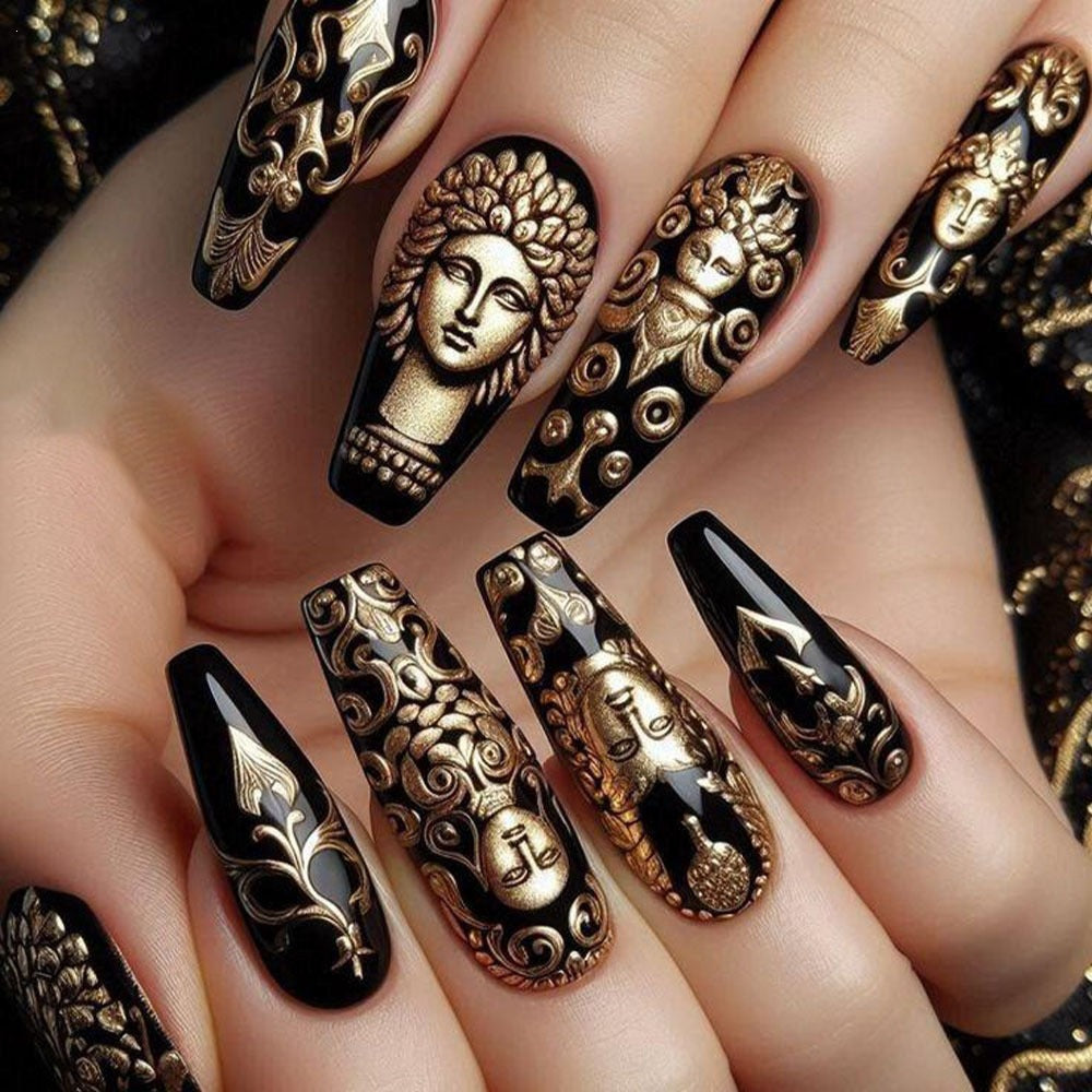 Kunstvolle 3D Nagelkunst Brehn