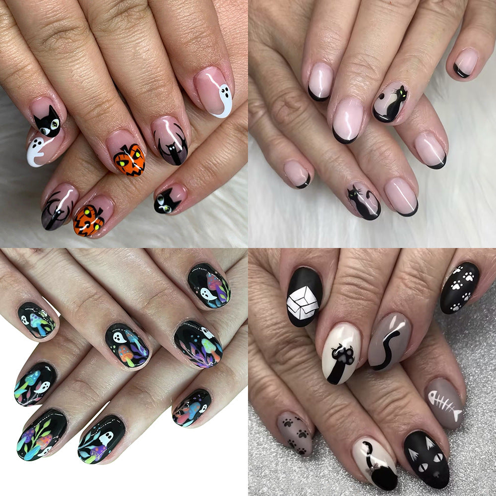 Themen-Halloween-Nagelkunst-Design-Set Brehn
