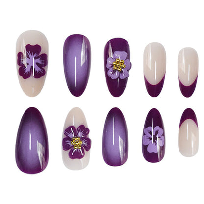 Florales Nagelkunstdesign Brehn