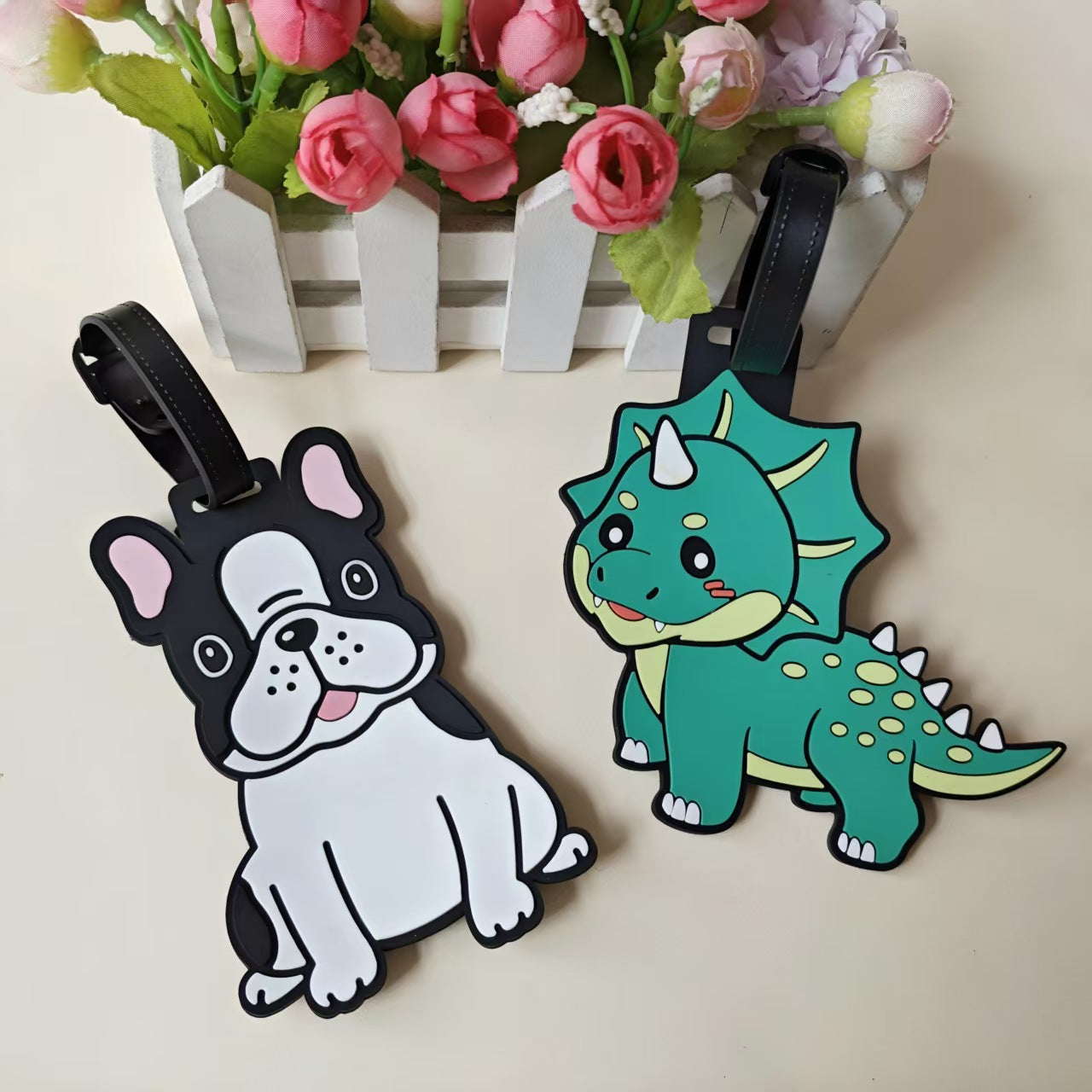 Unisex Cartoon Dog Gepäckanhänger Brehn