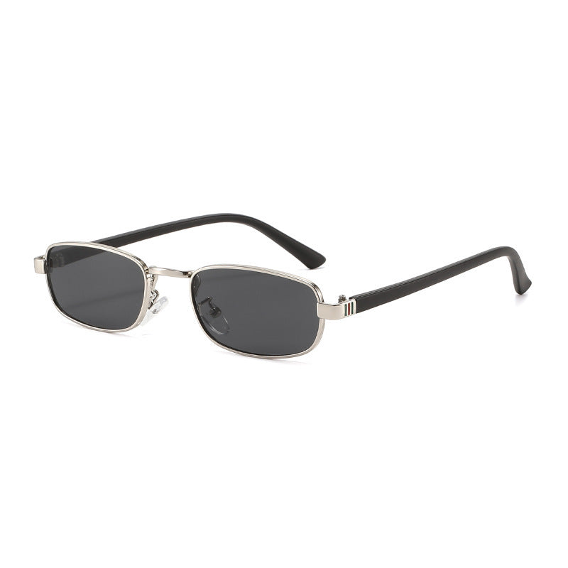 Elegante Vintage-inspirierte rechteckige Sonnenbrille Brehn