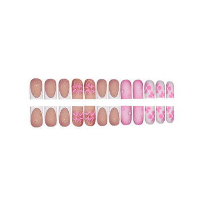 Floral Design Press-On Nail Art Extensions Brehn