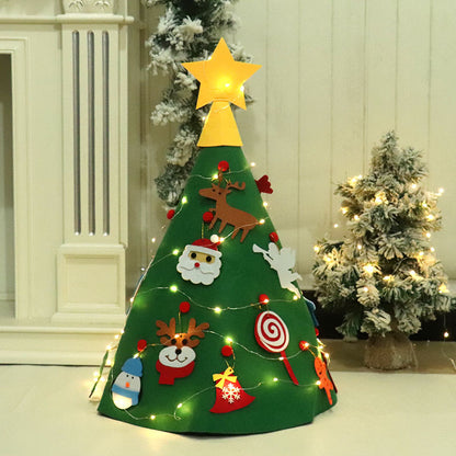 Interaktive Filz Weihnachtsbaum Dekoration Brehn