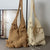 Handgeknüpfte Strandtasche mit Blumendetails Brehn