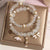 Charm Perlenarmband Set Brehn