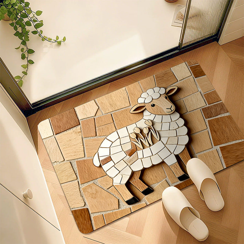 Hunde-Themen Dekorativer Bodenmatte