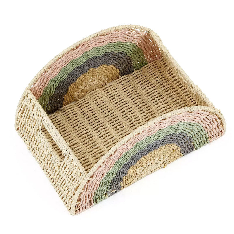Kreativer Aufbewahrungskorb im Regenbogen-Design Brehn
