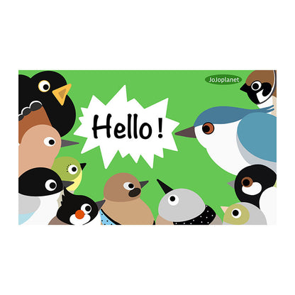 Decorative Cotton-Linen Welcome Home Bird Nursery Wall Tapestry