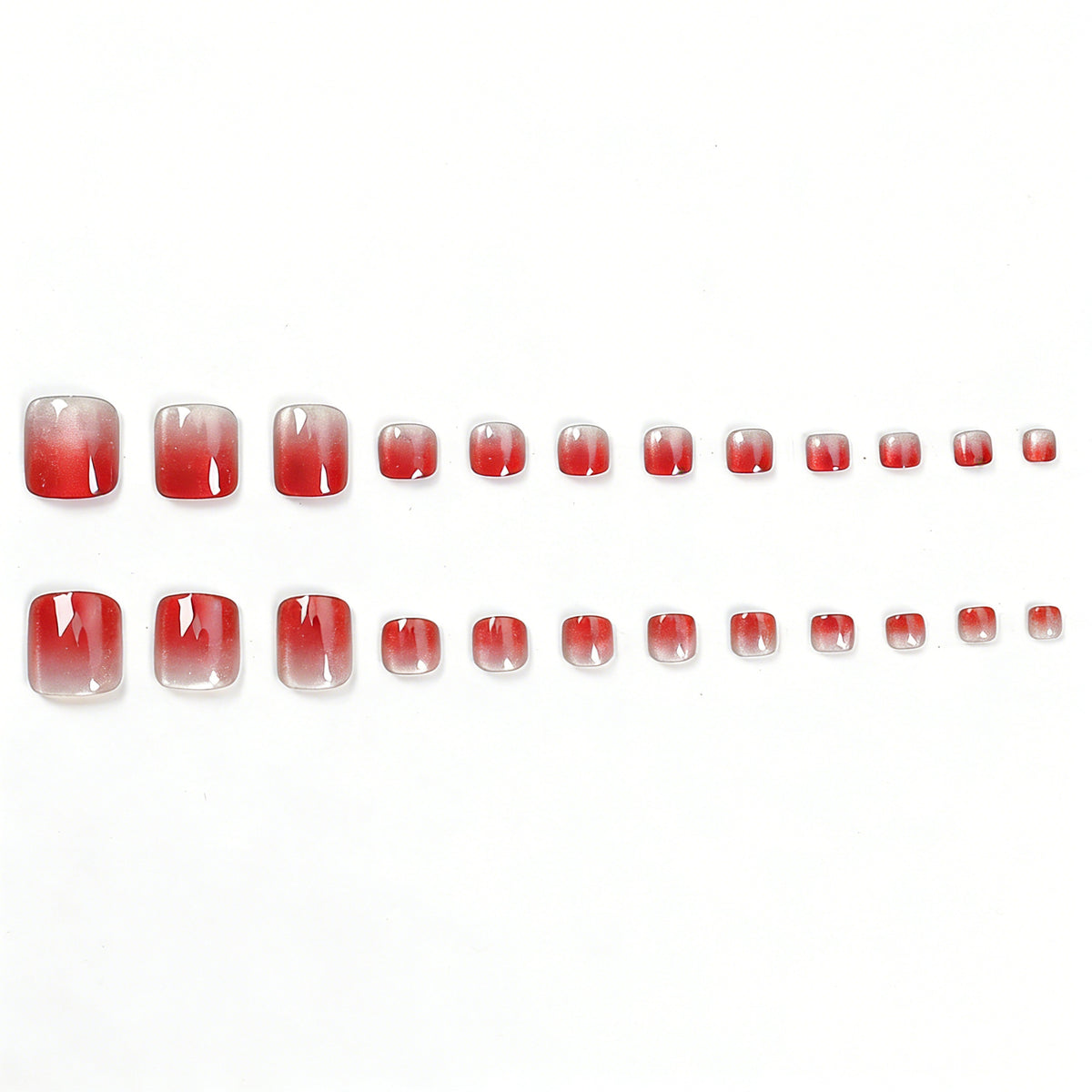 Ombre Pediküre Nagelkunst Brehn