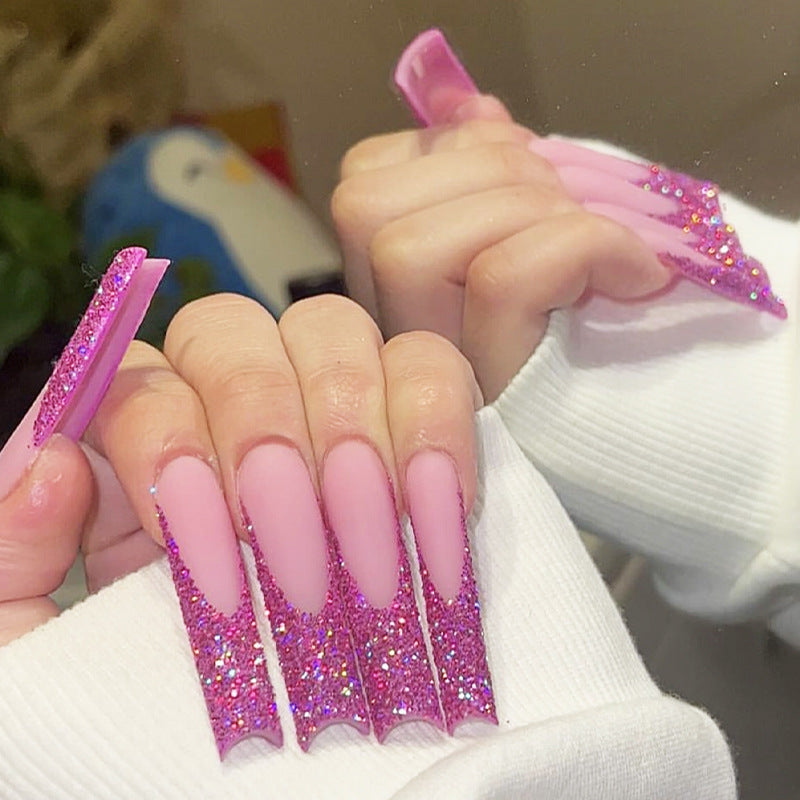 Glitter Ombre Press-On Nail Set Brehn