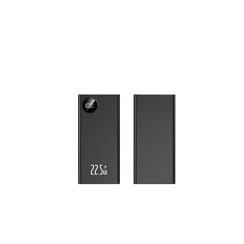 Kompakte Powerbank mit Digitaler Ladeanzeige und Schnellladefunktion Brehn