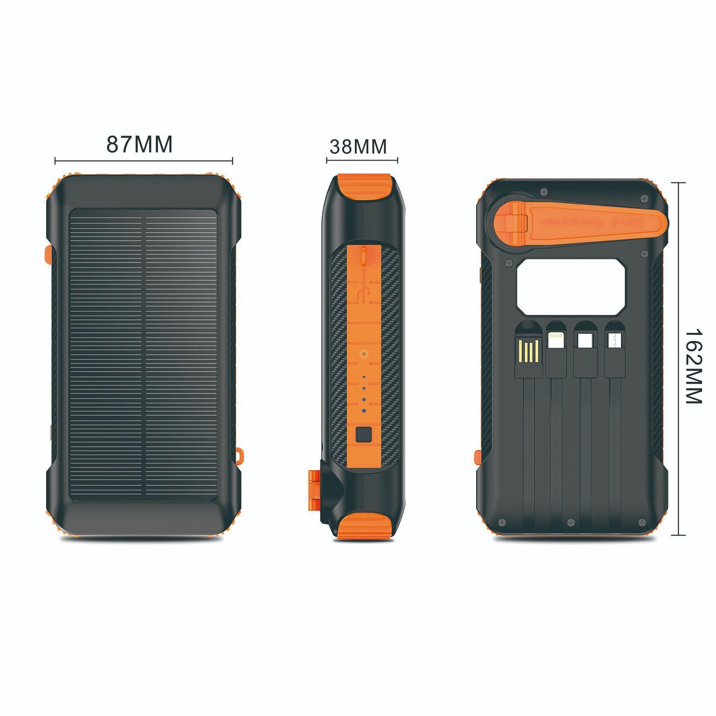 Solar-Powerbank Mit Mehrfacher Ladefunktion Brehn